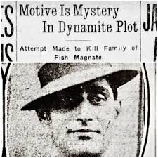 March 15: On this day in Bay Area underworld history, 1915, a bomb was  detonated inside a San Francisco apartment building owned by Antonio Trapani,  president of the Western Fish Company. Trapani