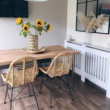 See more ideas about natural furniture, rattan furniture, dining set. Dotan Rattan Dining Chairs Set Of 2 4 6 Natural J C Homewares Furniture