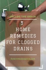 5 Helpful Home Remedies To Fix A Clogged Drain Do It At Home Clogged Drain Unclog Drain Unclog Shower Drains