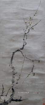 周之冕梅花图明杭州博物馆藏plum blossom hanging scroll by zhou zhimian 16th century hangzhou museum painting