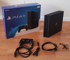 Playstation 4 Pro Original Box And All The Contents 1tb Jet Black Console Playstation 4 Playstation Ebay