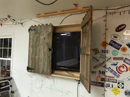Diy Tv Cabinet To Protect The Tv In The Garage Diy Tv New Homes House Design