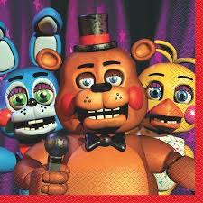 Five Nights At Freddy S Paper Napkins 6 5in 16ct Walmart Com Birthday Party Supplies Five Nights At Freddy S Party Napkins