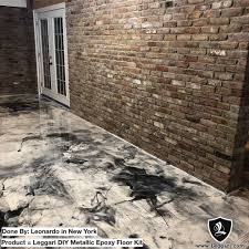 Epoxy Floor Kit Transformation Resurfaced Remodeled Insane Turnout Nice Job Leonardo Price Out Floor Epoxy Floor Metallic Epoxy Floor Cement Floor