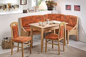 Modern Home And Kitchen Breakfast Nook The Santiago Dining Set In A Terra Cotta Thi Breakfast Nook Table Set Breakfast Nook Table Modern Breakfast Nook Table