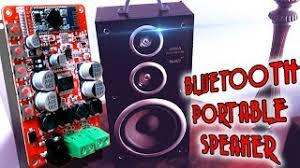 Ekdjkk diy bluetooth speaker box kit, music speaker kit, electronic sound amplifier, portable wood case bluetooth speaker with sound for children, kids, teens and adults learning. Cheap Bluetooth Portable Speaker Diy 100w Youtube