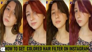 All you have to do is take your own photo, draw the outline ofyour hair, fine tune the hair mask, and then choose different haircolors. How To Get Hair Color Filter On Instagram Change Hair Color Instagram Filter Haarfarbe Andern Youtube
