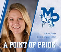 🎉 Today's #PointerNation #StaffSalute goes out to Alison Sauter (Speech &  Language Teacher). Thanks for all you do!
