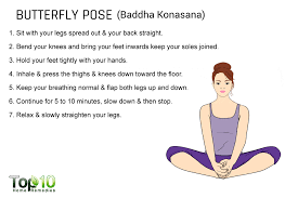 Butterfly pose is a pose that encompasses the entire hip area and opens inner thighs, back and hip flexors. 7 Yoga Poses To Help Reduce Fatigue Top 10 Home Remedies