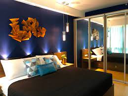 The Royal Blue Suite Contemporary Bedroom Other By Hlitam Designs Houzz