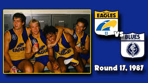 The west coast eagles finished the season with 12 wins and 5 losses, placing them fifth on the ladder, qualifying. Round 17 1987 West Coast Eagles Vs Carlton Youtube