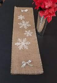 Rustic Burlap Christmas Table Decor Burlap Christmas Table Etsy In 2021 Christmas Table Runner Burlap Christmas Xmas Table Decorations