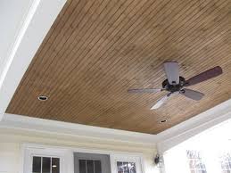 Measure the depth of the porch front to back at the end where you will start installing the beadboard. What Color Should I Stain Tongue And Groove Porch Ceiling