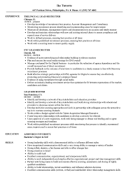 Whether in it, healthcare, staffing, or the military, highlight the right recruiter skills, showcase your hiring achievements, and make sure your resume job description. Lead Recruiter Resume Samples Velvet Jobs