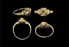 Post Medieval Elizabethan Gold Emerald And Black Diamo Jun 24 2011 Timeline Auctions Ltd In United Kingdom Emerald Ring Vintage Historical Jewellery Jewelry