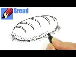 How To Draw A Loaf Of Bread Real Easy Easy Drawings Easy Doodles Drawings Simple Doodles