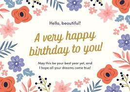 We also have special themes such as zodiac signs birthday ecards, kid's birthday ecards and belated birthday wishes. Free Custom Printable Birthday Card Templates Canva