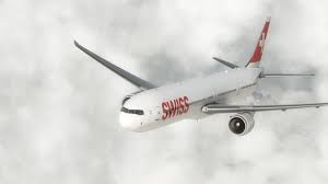 It is the world's largest twinjet. Boeing 777 300er Swiss Flaggschiff World Of Swiss Swiss