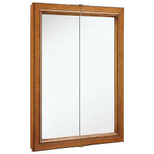The cabinets feature two mirror doors, a standard 3/4 front bevel, adjustable glass shelves and can be recessed mount or surface mount. Design House 541383 Montclair Chestnut Glaze Double Door Medicine Cabinet Mirror With Solid Wood Frame 24 Inches By 30 Inches