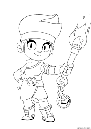 The game is liked by adults and children, as it contains a variety of characters. Brawl Stars Coloring Pages Print 350 New Images
