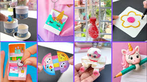 ‪11 DIY Funny Crafts / Easy Craft Ideas / DIY Miniature Crafts Idea / school  craft / miniature craft - YouTube‬‏