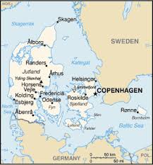 Mapa dos hotéis de copenhague. Copenhagen Map Denmark