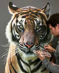 Artist Nick Sider Art Daily Art Tiger Pictures