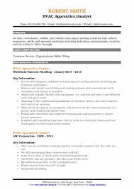 Maybe you would like to learn more about one of these? Hvac Apprentice Resume Samples Qwikresume