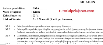 .tindakandan responnya ketika silabus bahasa inggris kelas silabus mata pelajaran bahasa. Unduh Silabus Kimia Kelas X Kurikulum Darurat Covid 19