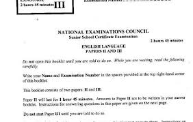 English language paper 2 question 5 letter. Neco English Answers 2021 To Essay Objectives And Oral Exam Questions Out Unn Info