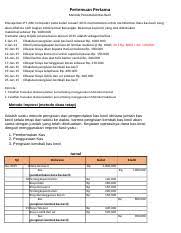 Contoh soal kas kecil menggunakan metode imprest dan fluktuasi. Kas Kecil Metode Imprest Dan Fluktuasi Xlsx Pertemuan Pertama Metode Pencatatan Kas Kecil Manajemen Pt Abc Computer Pada Bulan Januari 2015 Course Hero