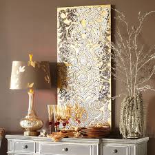 Mirrored Damask Panel Pier One Wall Decor Decor Damask Wall