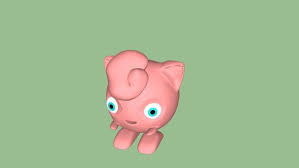 3d Warehouse View Model Jigglypuff Pokemon Cute Creatures