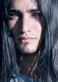 Amazing Black Hair Amber Eyes Would Make A Spectacular Portrait Drawing Long Hair Styles Men Native American Men Long Hair Styles