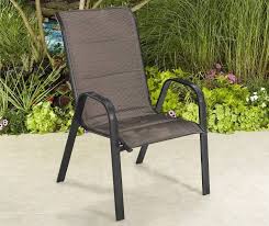 Wilson Fisher Aspen Brown Oversized Padded Stacking Chair 1000 In 2020 Clearance Patio Furniture Patio Chairs Big Lots Patio Furniture