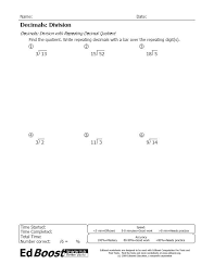 decimal division repeating decimals edboost
