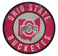Christian bible verse scriptures on wood signs and home decor make great gifts to inspire rustic wood gifts, live edge signs and home decor including custom personalized wall art signs. Amazon Com Fan Creations Ohio State Buckeyes Sign Wood 12 Inch Round State Design Home Kitchen