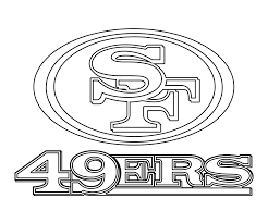 49ers Printable Coloring Pages San Francisco 49ers Logo San Francisco 49ers Sf 49ers