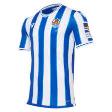 Real sociedad have signed australia goalkeeper mat ryan from premier league side brighton and hove. Macron Shirt Home Real Sociedad 20 21 White Light Blue Online Shop Tifoshop