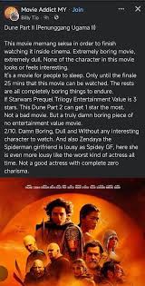 DUNE ni perlu ada otak baru boleh faham cerita : rBolehland