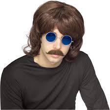 Rubie's mens 70's Guy Wig Party Supplies, Brown, One Size US: Buy Online at  Best Price in UAE