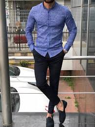 72 Best Casual Outfit Idea For Men In Spring 2019 22 Slim Fit Casual Shirts Pants Outfit Men Mens Outfits