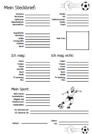 Bei vielen menschen lächelt nur mein mund. Vorlagen Fur Freundebucher Zum Ausdrucken Fussballfreunde