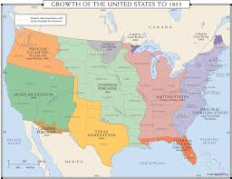 Us Westward Expansion Maps Us Growth Fresh Map Us Territories In Westward Expansion And Sectionalism Of Us Westward History Wall Wall Maps Missouri Compromise