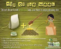 15 Ways To Use Tea As Your Beauty Tips Pretty Designs Green Tea Face Mask Green Tea Face Green Tea Bags