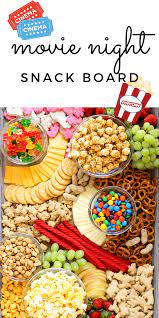 Movie Night Snack Board Simply Made Recipes Recipe Snack Board Charcuterie Recipes Party Food Platters
