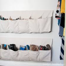 The shoe rack is sturdy. View 26 Diy Wall Hanging Shoe Rack