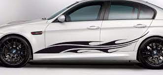 Flames Tribal Side Body Stripe Car Truck Vinyl Stickers Decals 2m Ebay In 2021 Vinyl Wrap Car Car Sticker Design Car