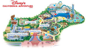 California Adventure Map California Adventure Disneyland Trip Disney Map