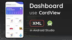 Following is the namespace declaration with some attributes from our project. Dashboard Ui Design Use Cardview In Android Studio App Design To Xml Youtube